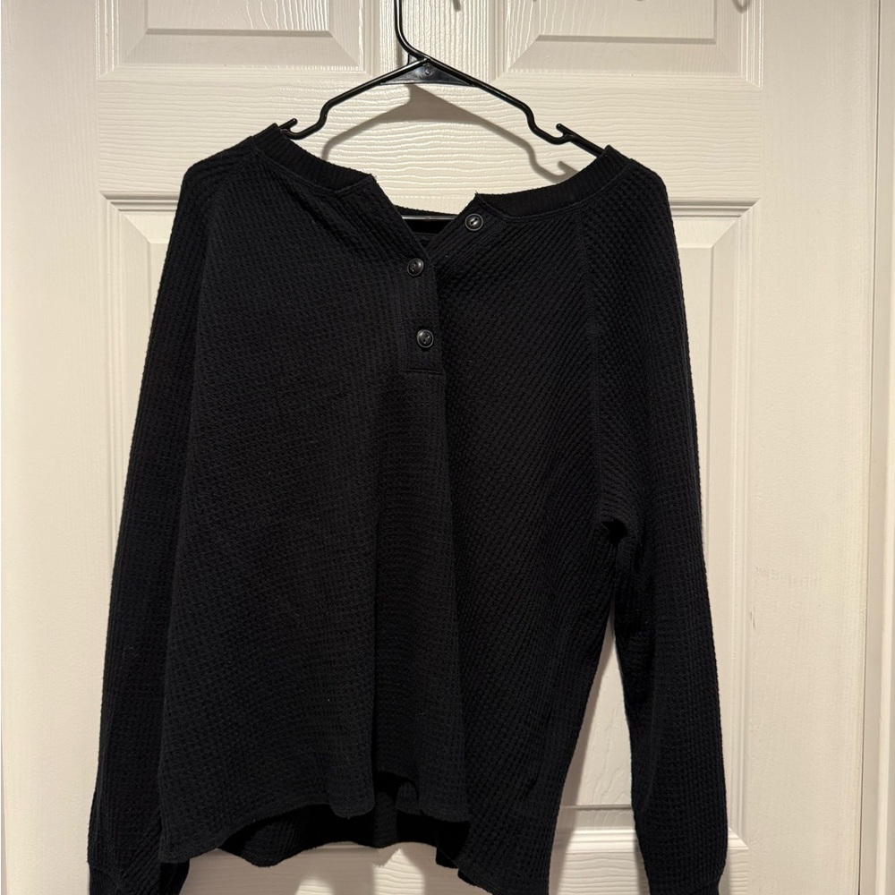 Old Navy Women’s Button Up Plush Tee